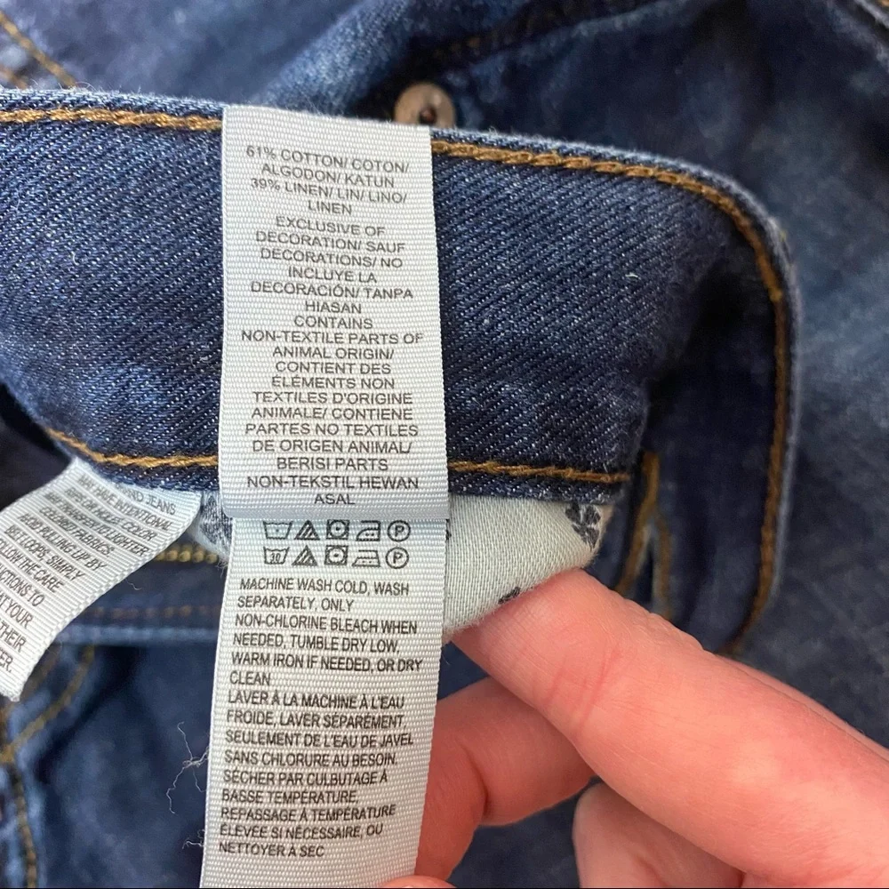 Lucky Men’s Original Straight Dark Wash Blue Jeans